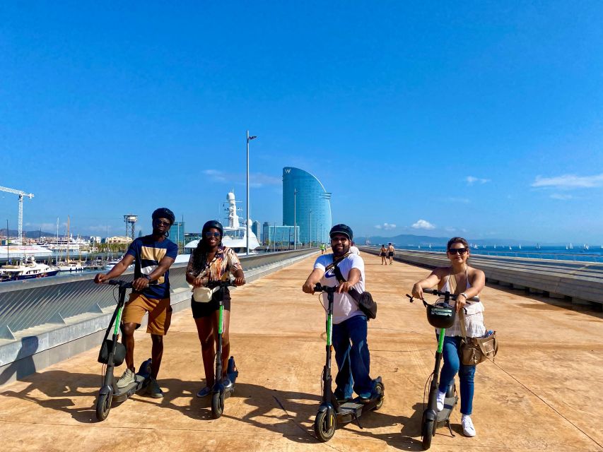 Barcelona: E-Scooter Gaudí & the Sea Tour - Key points to know before you book