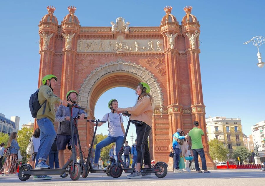 Barcelona: Gaudi Highlights Guided Tour by Electric Scooter - What $43 buys you