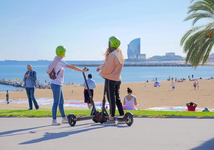 Barcelona: Gaudi Highlights Guided Tour by Electric Scooter - Olympic Port and the 1992 transformation