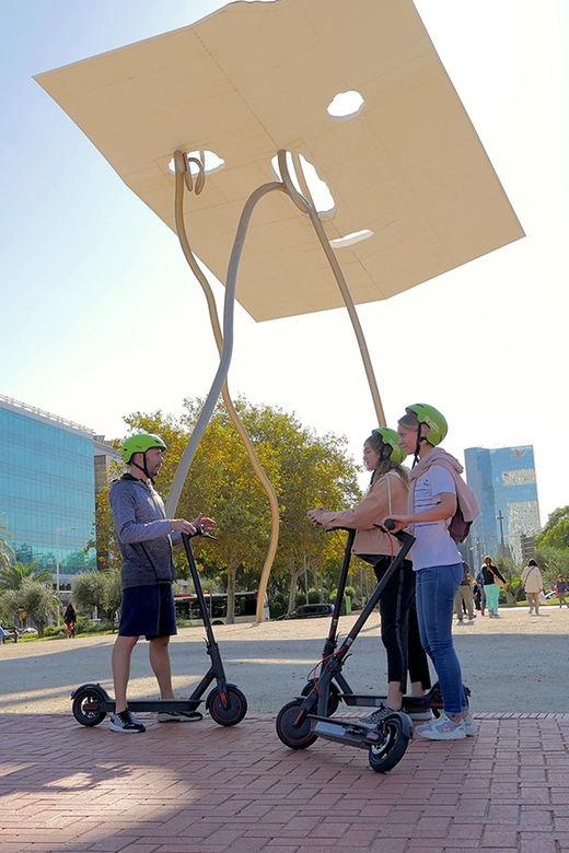Barcelona: Gaudi Highlights Guided Tour by Electric Scooter - Returning through Eixample and La Monumental