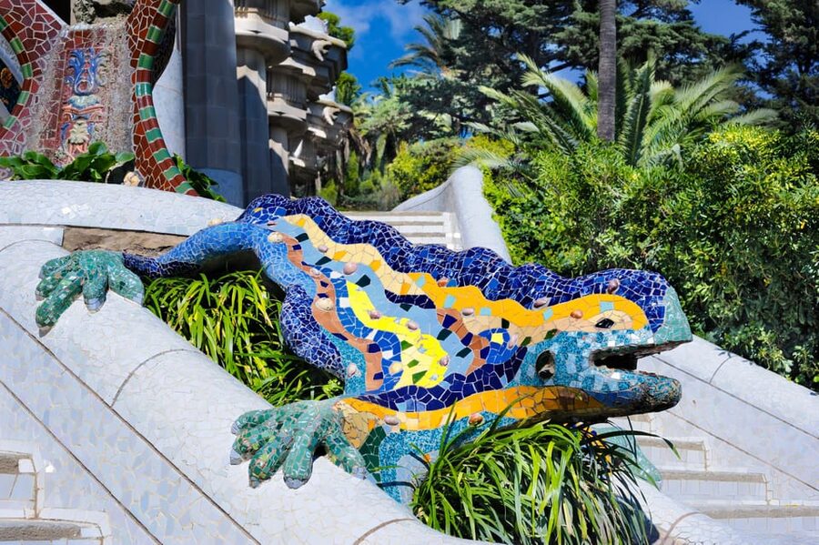 Barcelona: Park Güell and Gaudí House Museum Entry Ticket - Walking the park: beautiful, but not flat