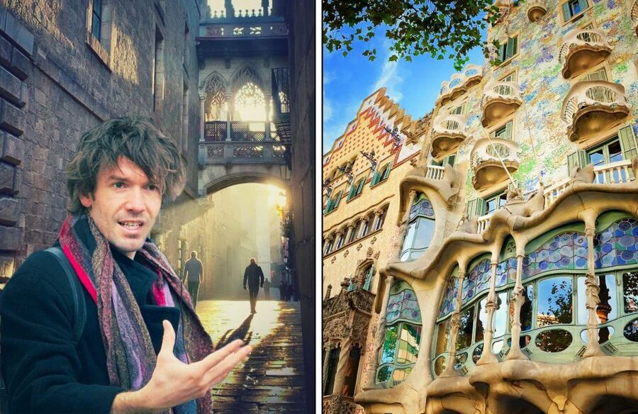 Barcelona: Ramblas, Old Town & Gaudí Houses Walking Tour - Barcelona Cathedral and the old city’s public squares