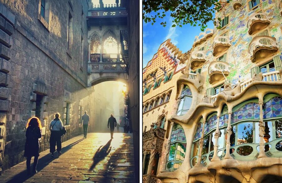 Barcelona: Ramblas, Old Town & Gaudí Houses Walking Tour - The metro connection to Passeig de Gràcia