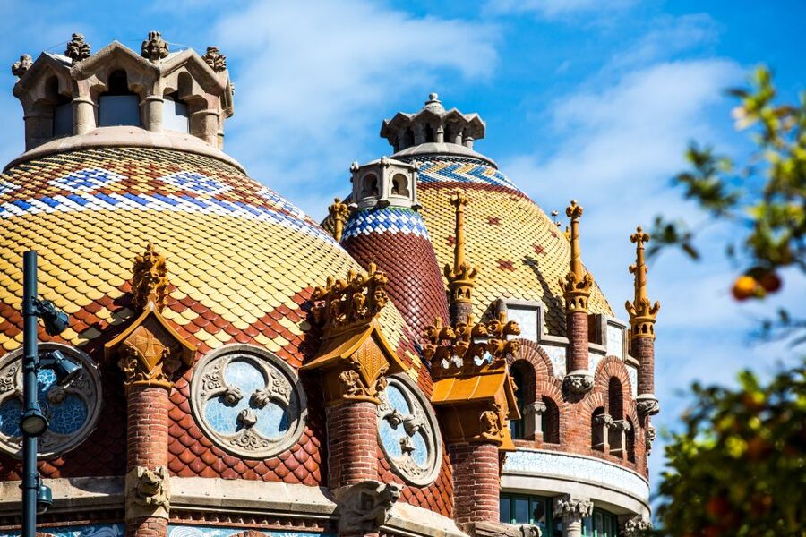 Barcelona: Sant Pau Recinte Modernista Entry Ticket - Following the pavilions and gardens