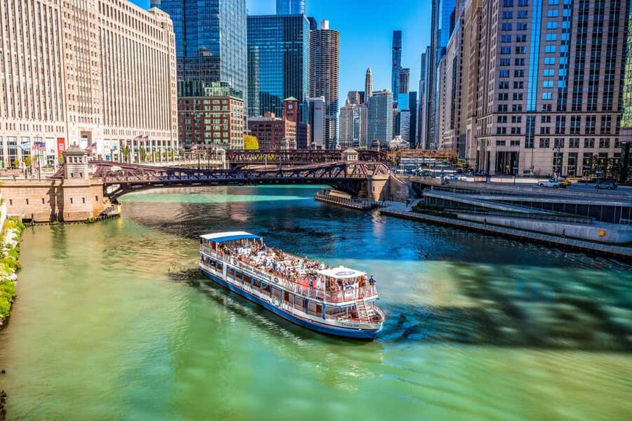 Chicago: Architecture River Tour and Hop-on Hop-off Bus Tour - Cancellation, languages, and booking flexibility