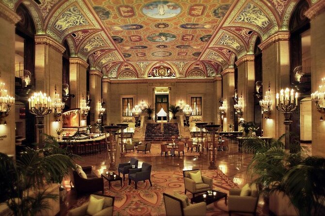 Chicago's Secret Interiors Architectural Walking Tour - Marshall Field and Company: finishing under the Tiffany dome