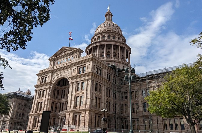 Downtown Austin Historical Architecture Walk - The Texas State Capitol from the South Lawn