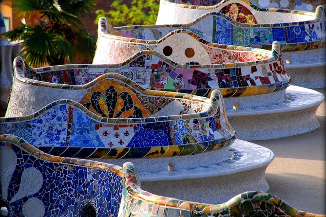 Explore Gaudi's Masterpiece on a Guided Tour of Parque Guell - The serpentine bench and Barcelona views