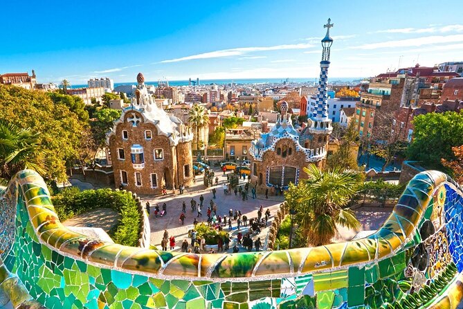 Gaudi Private Tour with Sagrada Familia & Park Guell Tickets - Park Güell from the upper entrance down