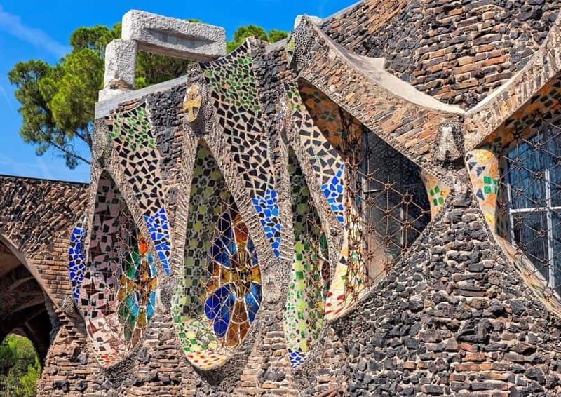 Gaudi's Crypt in Colonia Güell with Audioguide - Entering the Crypt with the audioguide