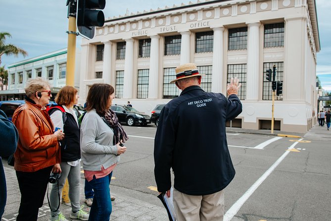 Guided 10am Morning Art Deco Walk From Napier Art Deco Trust - Timing, meeting point, and cruise-day planning