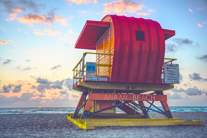Miami Art Deco Gems & Jewels Small Group & Exclusive Access Tour - Ocean Drive from a hotel rooftop