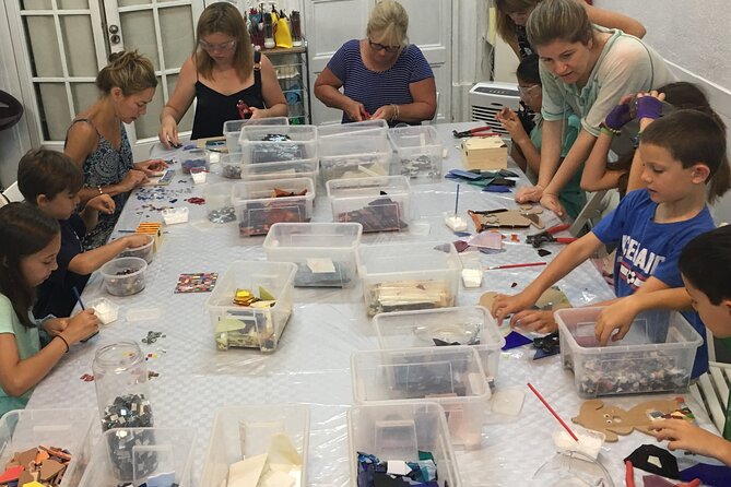 Offer: Be Gaudí mosaic class Barcelona for families (max 4 pax) - Two Hours of Color, Shapes, and Patience