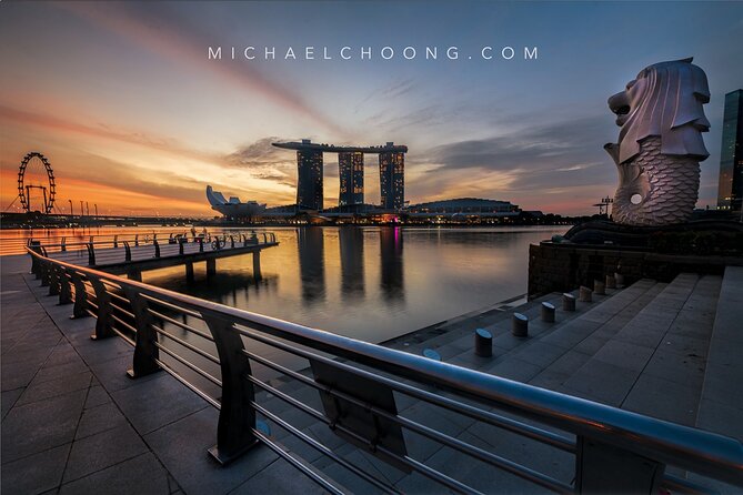 Photography Tour Singapore (Architecture, Street, Nightscape, Sunset, Sunrise) - Starting at Merlion Park before sunrise