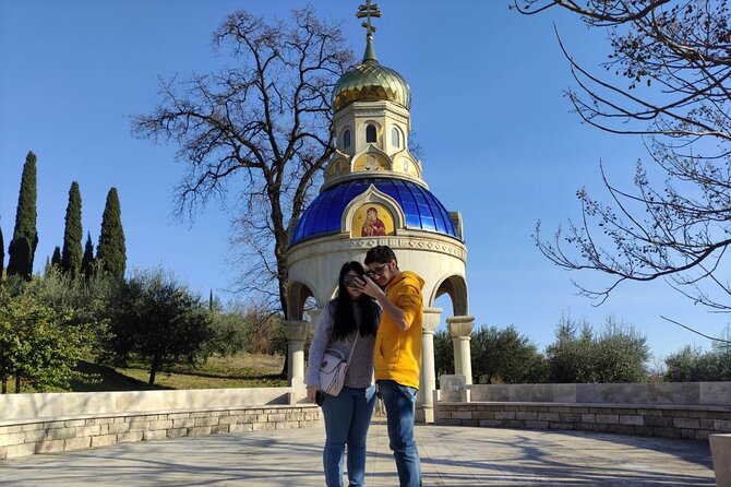 Podgorica Car Trip - Architecture, History, Wine tasting, Churches, Doclea city - Dajbabe Monastery and its cave-shaped church