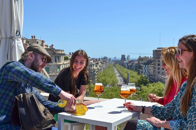 Private Ultimate Gaudi Legacy ebike Tour with Park Güell - The rooftop break at Alaire