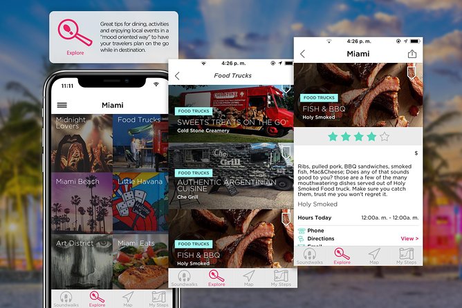 Self-Guided Audio Tour - Miami Art Deco - The app is the main risk