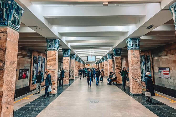 Tashkent Soviet Architecture (Modernism) and Subway station tour. - Riding Through Tashkent’s Ornate Metro Stations