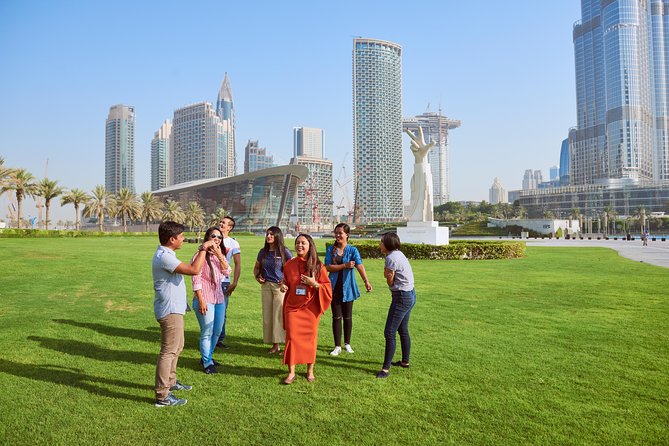 Wings of Dubai: Downtown Dubai Art & Architecture Tour - Transport, timing, and what the $83 price covers